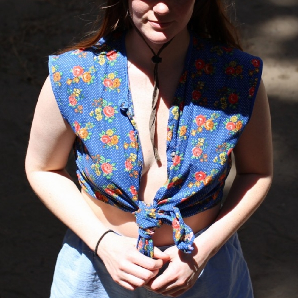 Vintage Floral Top